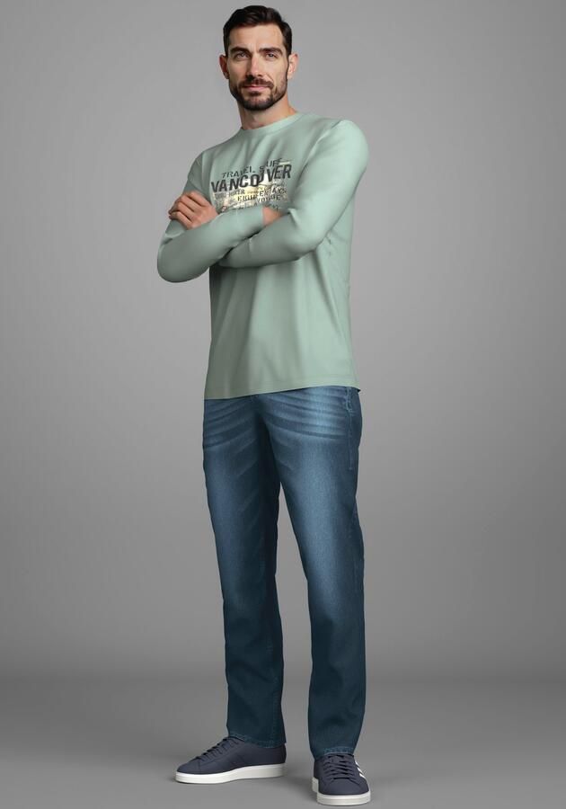 Arizona Jeans met elastische band Paul elastische tailleband comfort-fit rechte pijpsnit - Foto 6