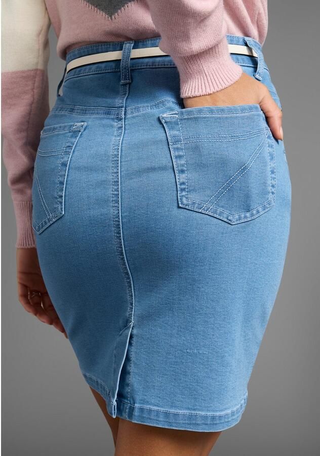 Arizona Jeans rok Ultra Stretch extra smal gesneden