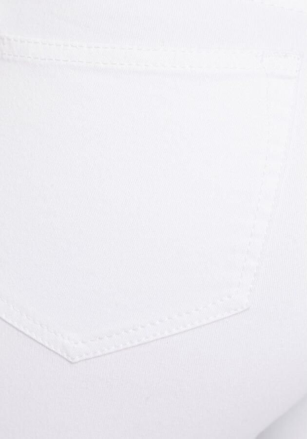 Arizona Jeansbermuda smalle pasvorm opgerolde zoom used-wassing hoge taille - Foto 5