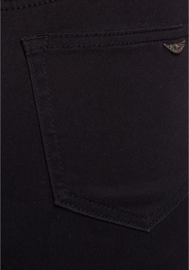 Arizona Jeansbermuda smalle pasvorm opgerolde zoom used-wassing hoge taille - Foto 2