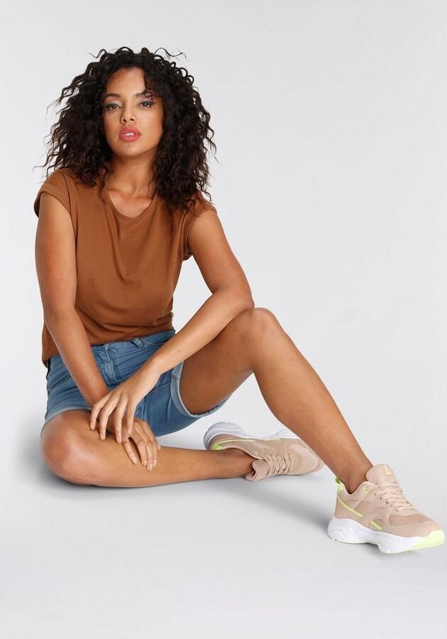 Arizona Jeansbermuda wijde pasvorm korte pasvorm hoge taille - Foto 7