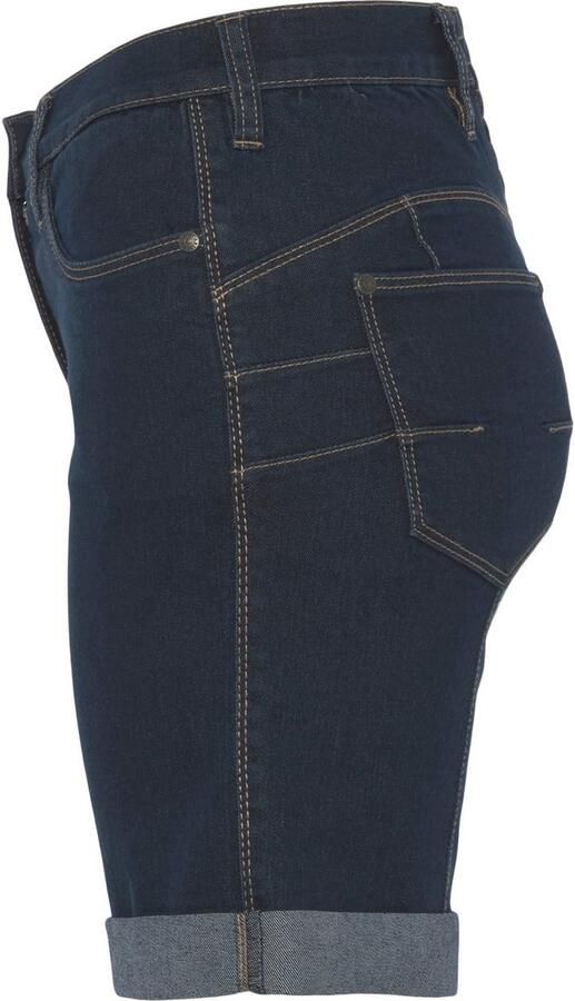 Arizona Jeansbermuda wijde pasvorm korte pasvorm hoge taille - Foto 8