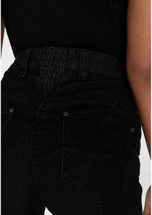 Arizona Jeansbermuda wijde pasvorm korte pasvorm hoge taille - Foto 2