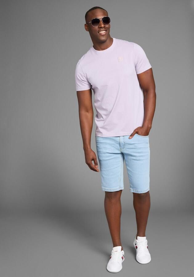 Arizona Jeansshort rechte snit knieomspelende lengte lage taillehoogte - Foto 4