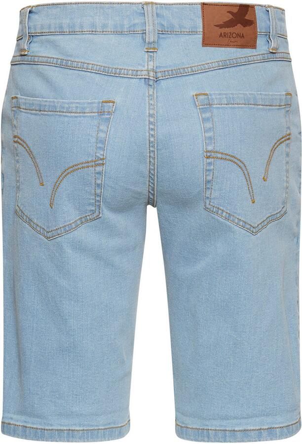 Arizona Jeansshort rechte snit knieomspelende lengte lage taillehoogte - Foto 6