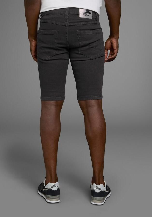 Arizona Jeansshort rechte snit knieomspelende lengte lage taillehoogte - Foto 5