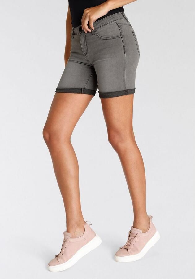 Arizona Jeansshort Ultra Stretch extra strak gesneden opgerolde beenafsluitingen - Foto 5