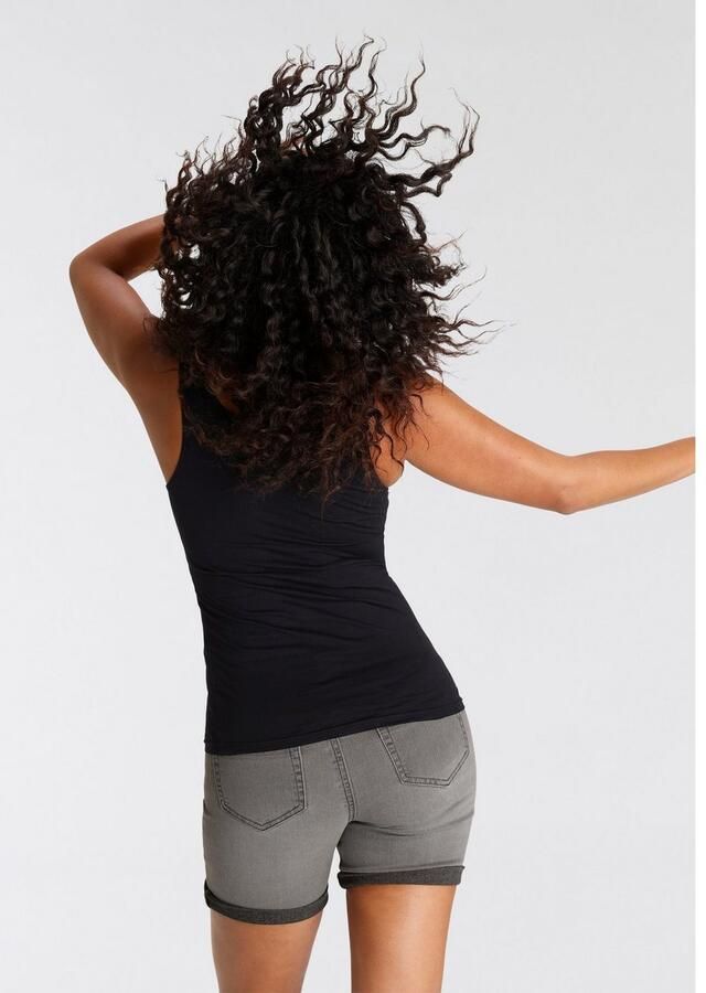 Arizona Jeansshort Ultra Stretch extra strak gesneden opgerolde beenafsluitingen - Foto 3