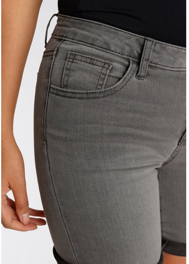 Arizona Jeansshort Ultra Stretch extra strak gesneden opgerolde beenafsluitingen - Foto 2