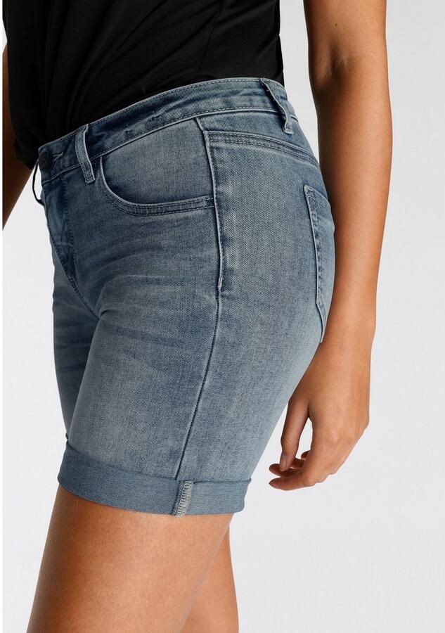 Arizona Jeansshort Ultra Stretch extra strak gesneden opgerolde beenafsluitingen - Foto 4