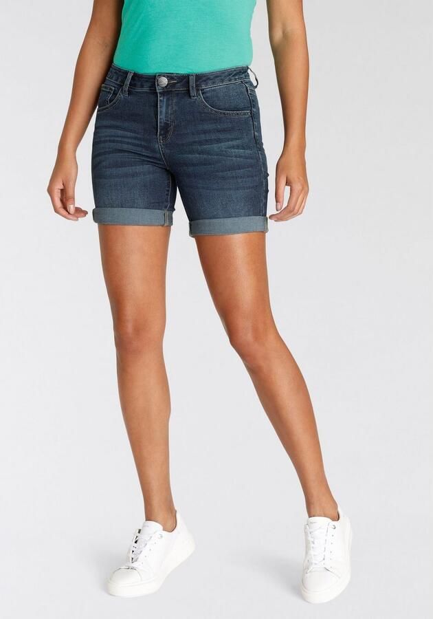 Arizona Jeansshort Ultra Stretch extra strak gesneden opgerolde beenafsluitingen - Foto 5