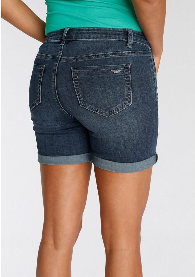 Arizona Jeansshort Ultra Stretch extra strak gesneden opgerolde beenafsluitingen - Foto 3