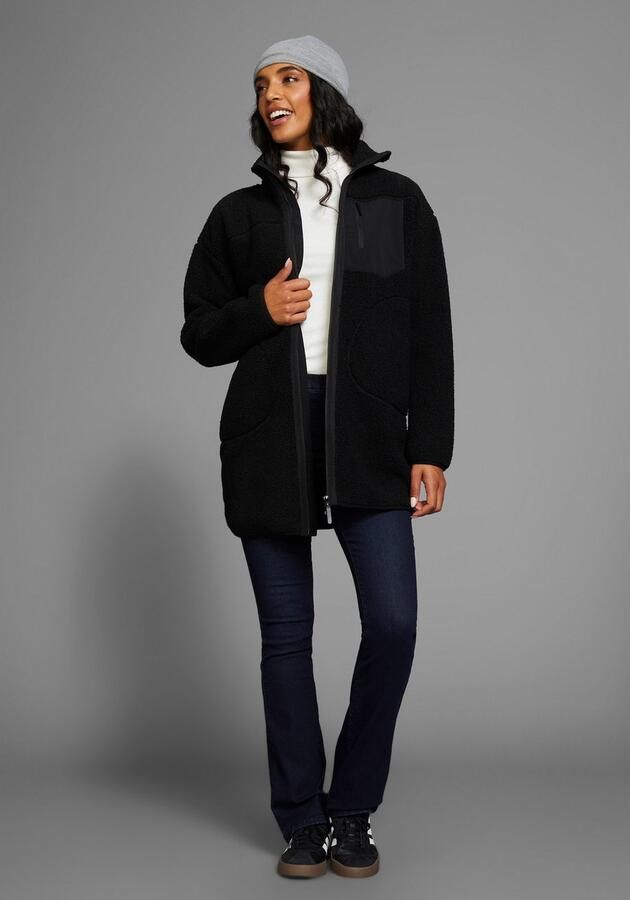Polarino Fleecejack Teddy fleece jas oversized - Foto 4