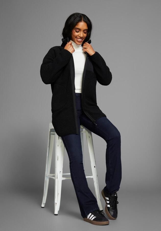 Polarino Fleecejack Teddy fleece jas oversized - Foto 3