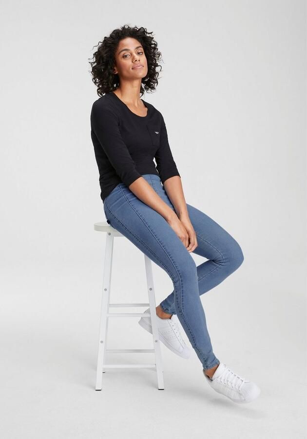 Arizona Jeggings extra-strak gesneden pasvorm hoge taille - Foto 5