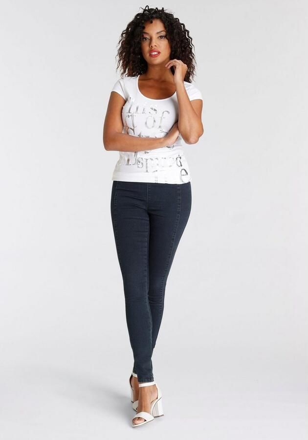 Arizona Jeggings extra-strak gesneden pasvorm hoge taille - Foto 7