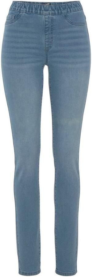 Arizona Jeggings Met een licht thermo effect extra-strak gesneden hoge taille met muntzakje - Foto 5