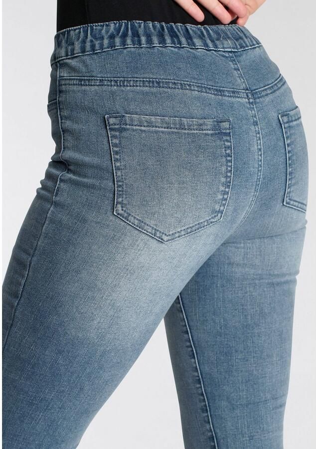 Arizona Jeggings Met een licht thermo effect extra-strak gesneden hoge taille met muntzakje - Foto 2