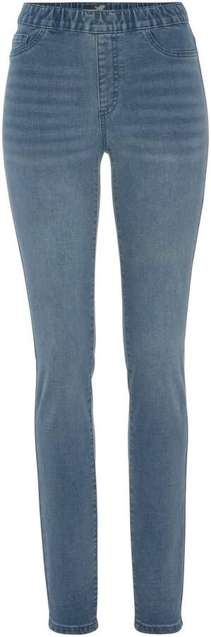 Arizona Jeggings Met een licht thermo effect extra-strak gesneden hoge taille met muntzakje - Foto 5