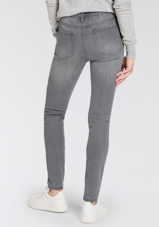 Arizona Jeggings strakke pasvorm skinny jeans used-look-wassing hoge taille (Set van 2) - Foto 3