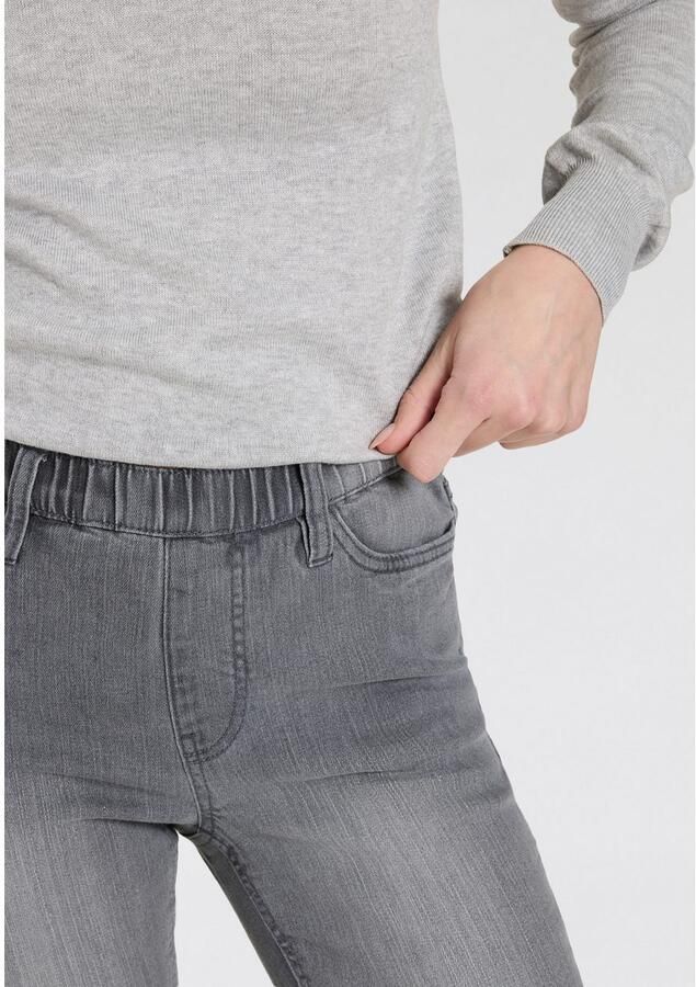 Arizona Jeggings strakke pasvorm skinny jeans used-look-wassing hoge taille (Set van 2)