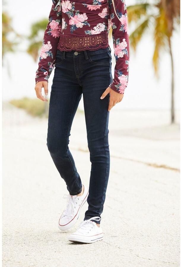 Arizona Jeggings Stretchjeans voor meisjes smalle pasvorm elastische denim-kwaliteit - Foto 8