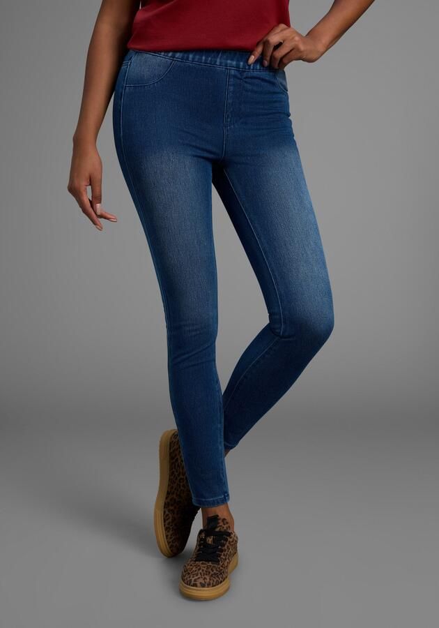 Arizona Jogpants High Waist extra-strak gesneden enkel-lange pasvorm hoge taille - Foto 3