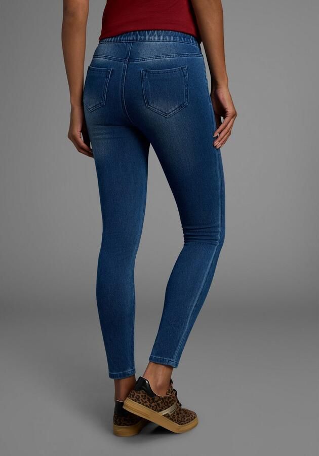 Arizona Jogpants High Waist extra-strak gesneden enkel-lange pasvorm hoge taille - Foto 4