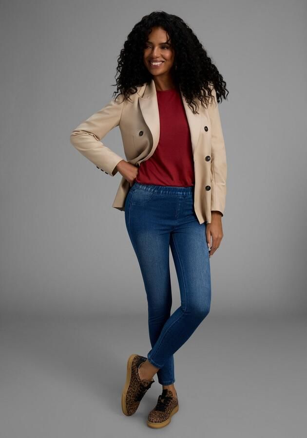 Arizona Jogpants High Waist extra-strak gesneden enkel-lange pasvorm hoge taille - Foto 5