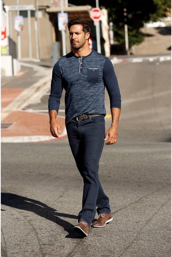 Wrangler straight fit jeans Texas blue black - Foto 8