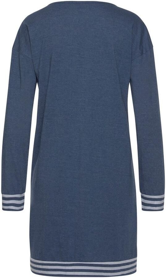 Arizona Nachthemd met gestreepte boorden - Foto 3