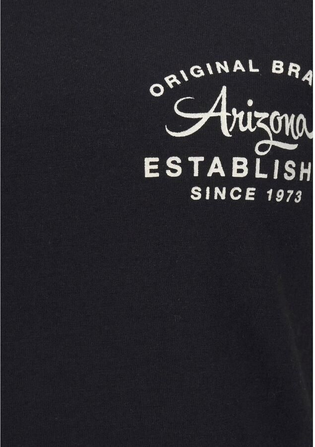 Arizona Nachthemd met raglanmouwen in contrastkleur