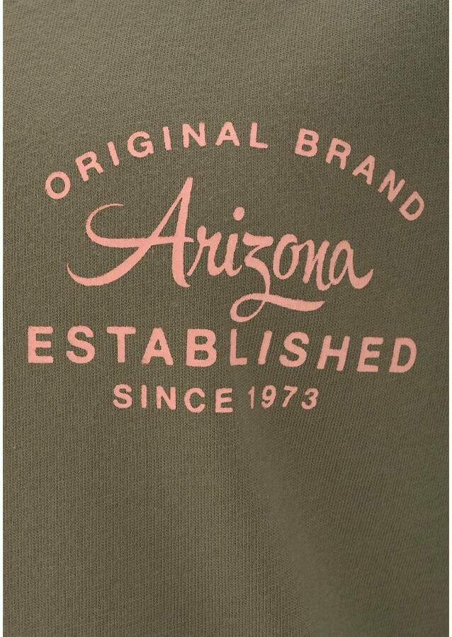 Arizona Nachthemd met raglanmouwen in contrastkleur