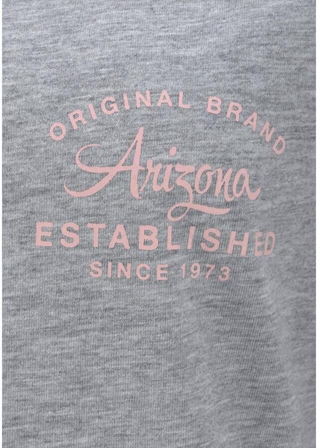 Arizona Nachthemd met raglanmouwen in contrastkleur