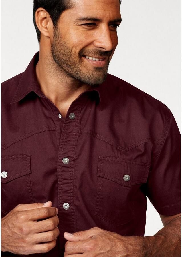 Arizona Overhemd met korte mouwen in westernstijl