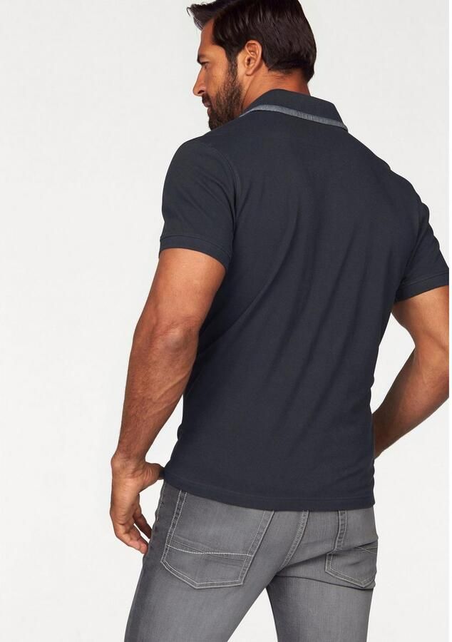 Arizona Poloshirt Korte mouwen met ribboordjes polokraag met knopen - Foto 3