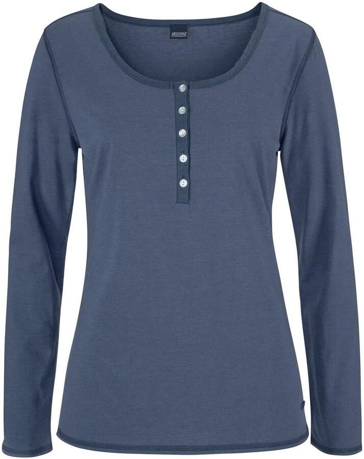 Arizona Pyjama in gemêleerde kwaliteit met knoopsluiting (2-delig 1 stuk) - Foto 7