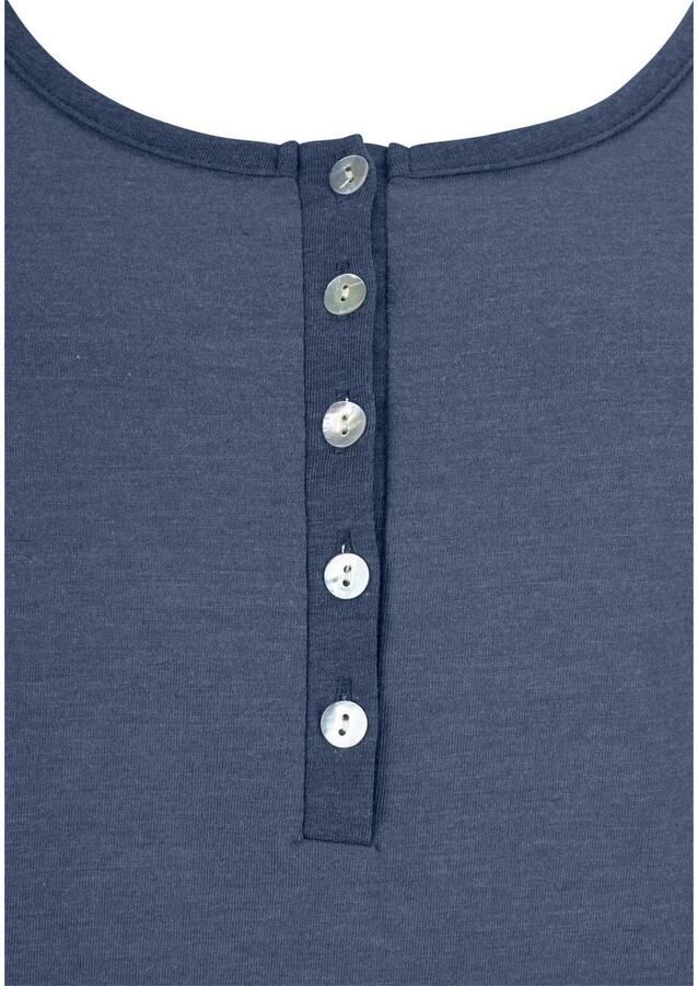 Arizona Pyjama in gemêleerde kwaliteit met knoopsluiting (2-delig 1 stuk) - Foto 2