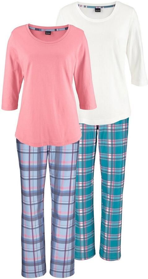 Arizona Pyjama met bijpassende basic shirts (4-delig Set van 2) - Foto 10