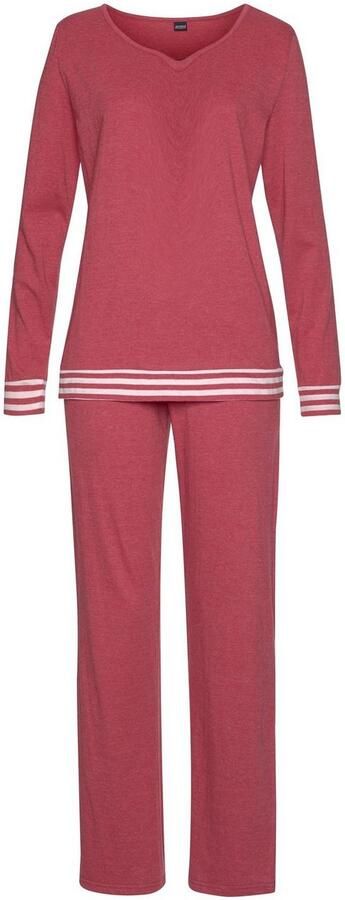 Arizona Pyjama met gestreepte boorden (2-delig 1 stuk) - Foto 4