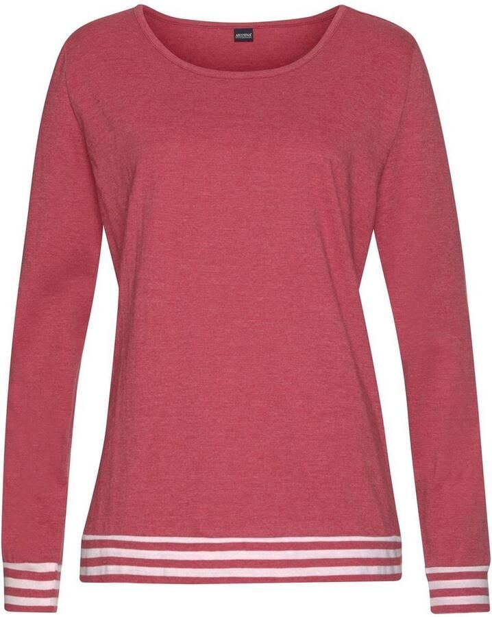 Arizona Pyjama met gestreepte boorden (2-delig 1 stuk)