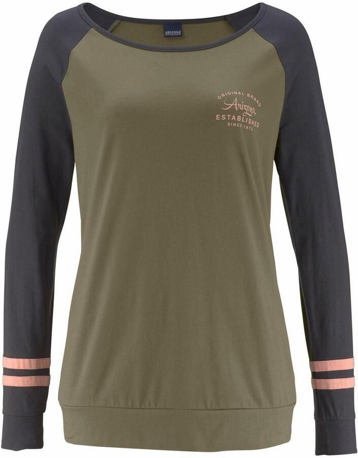 Arizona Pyjama met raglanmouwen (2-delig 1 stuk)