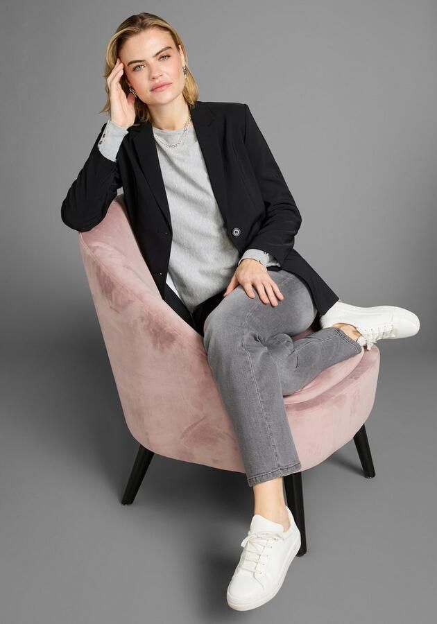 Arizona Rechte jeans Annett comfortabele pasvorm 5-pocket-stijl hoge taille - Foto 3