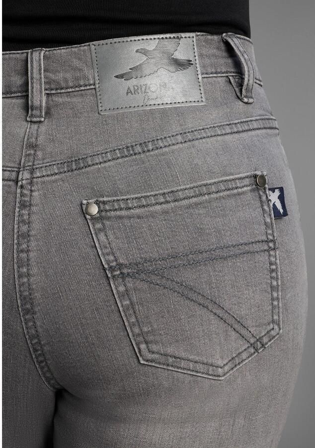 Arizona Rechte jeans Annett comfortabele pasvorm 5-pocket-stijl hoge taille