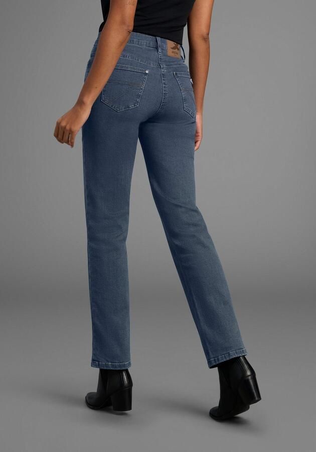 Arizona Rechte jeans Annett comfortabele pasvorm 5-pocket-stijl hoge taille - Foto 5