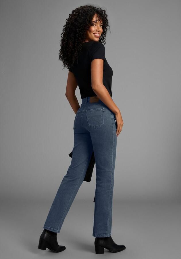 Arizona Rechte jeans Annett comfortabele pasvorm 5-pocket-stijl hoge taille - Foto 3