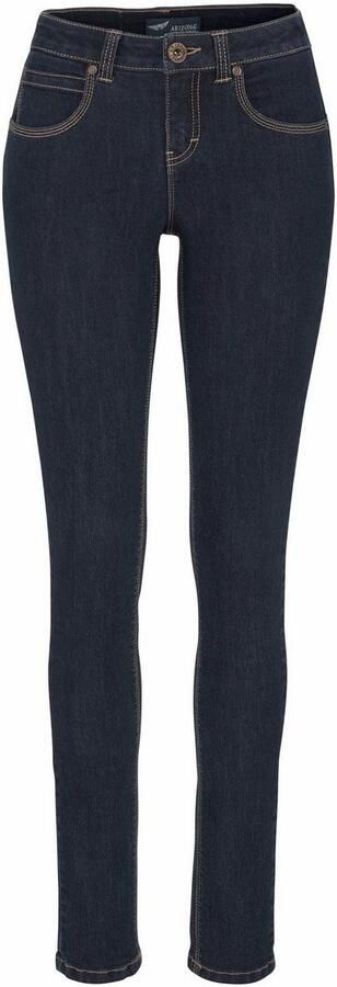 Arizona Skinny fit jeans Shaping skinny pasvorm normale taille in stretchkwaliteit used-look - Foto 7