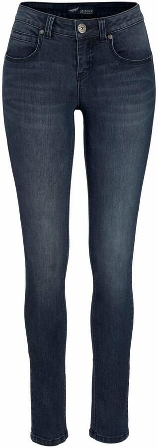Arizona Skinny fit jeans Shaping skinny pasvorm normale taille in stretchkwaliteit used-look - Foto 8