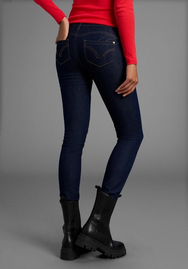 Arizona Skinny fit jeans Shaping skinny pasvorm normale taille in stretchkwaliteit used-look - Foto 4