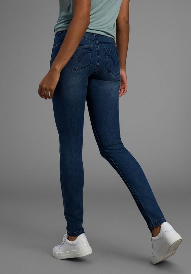 Arizona Skinny fit jeans Shaping skinny pasvorm normale taille in stretchkwaliteit used-look - Foto 5